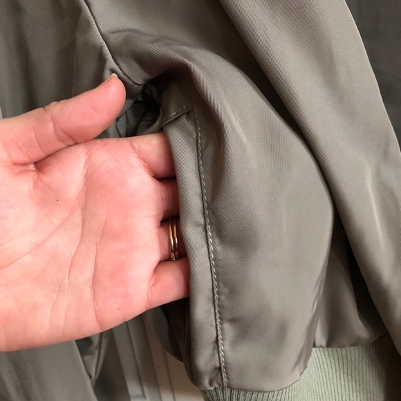 Ashley By 26 International Green Bomber Jacket - Picture 7 of 8